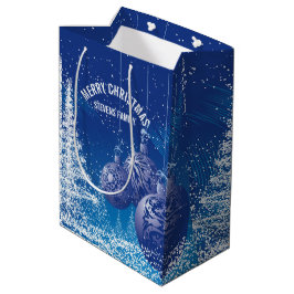 Blåvit och vit Julgranar och dekorationer