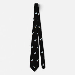 Blåvita anka slips