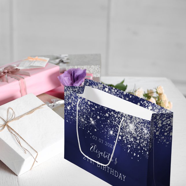 Blåvita glitter (Skapare uppladdad)