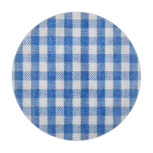 Blåvita inklädda matkläder.