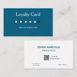 blåvita klassiska förmånskort för affärsavgifter visitkort