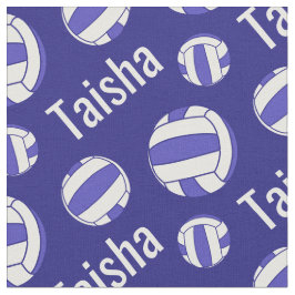 Blåvita sportvävnaden namn mönster tyg