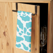 Blåvitekopior - djurutskrift Mönster