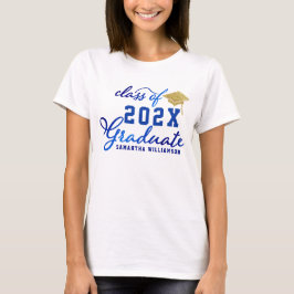 Blåvitklassen Guld 2025 Student Studenten T Shirt