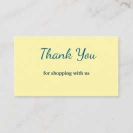 Blåvitt klassiskt tack för affärskorten visitkort