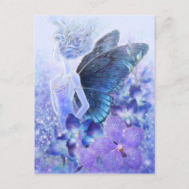 Blåvykortets skuggor vykort (Framsida)