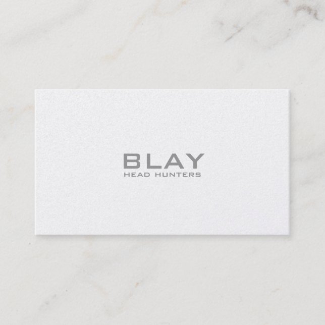 BLAY headhunter Visitkort (Framsida)