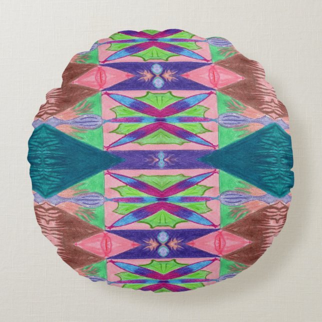 Blaze C/M på en kudde runt (Framsidan)