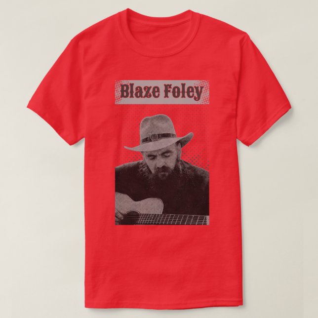 Blaze Foley Illustrations T Shirt (Design framsida)