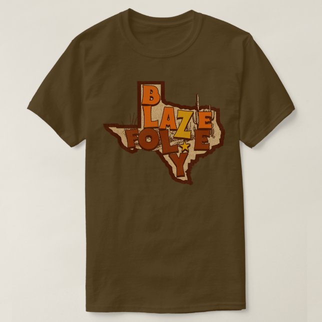 Blaze Foley T Shirt (Design framsida)