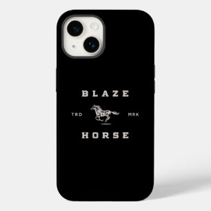 Blaze Horse Mörk Label Fodral-Mate iphone case