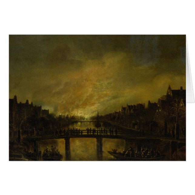 Blaze i Amsterdam Hälsningskort (Framsidan Horizontal)