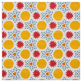 BLAZE - Roligt Modern primär Färgad Kid Geometric Tyg