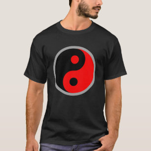 Blazers Yin Yang Red and Black Yin Yang Go Blazers T Shirt