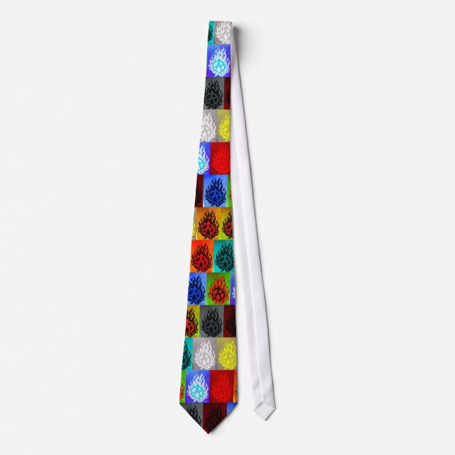 Blazin Anarki-Ny Logotyp-Patchwork Tie Slips (Framsida)