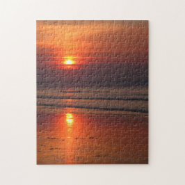 Blazing Beach Sunset - 11 x 14 - 252 pcs Pussel