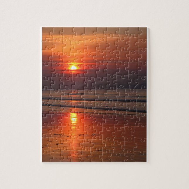 Blazing Beach Sunset - 8x10 - 110 pcs. Pussel (Vertikal)