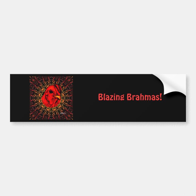 Blazing Brahma Bildekal (Framsidan)