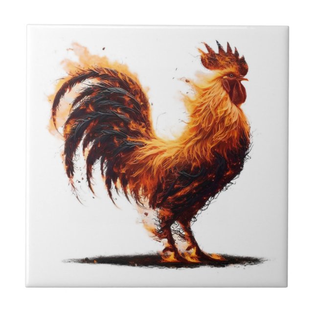 Blazing Chicken Tile Kakelplatta (Framsidan)