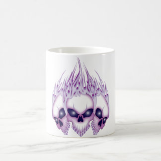 Blazing Lila Skull Kaffemugg