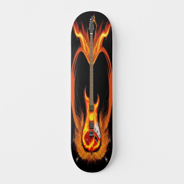 Blazing Riffs Edition 3 Mini Skateboard Bräda 18,5 Cm (Framsida)