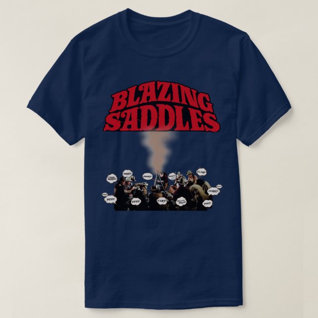 Blazing Saddles Campfire Fart Scene T Shirt (Design framsida)
