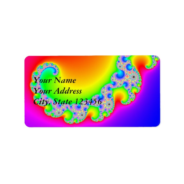 Blazing Sol Adressetikett (Framsidan)