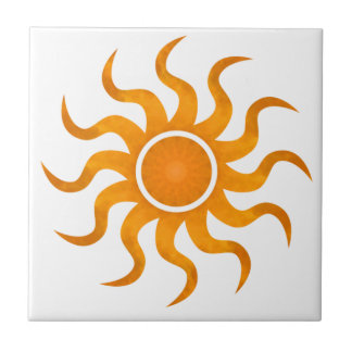 Blazing Sol Anpassade Tile - Small Kakelplatta