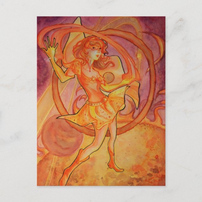 Blazing Solaris Vykort (Framsida)