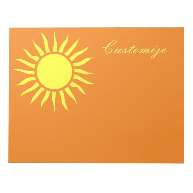 Blazing Sun Thunder_Cove Anteckningsblock (Framsida)