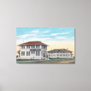 Bldgs för Sacramento dalbevattning Canvastryck