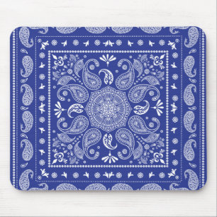 Ble Paisley Mousepad Musmatta