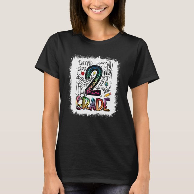 Bleached 2:a Klass-typografiteamet 2 Klass Te T Shirt (Framsida)