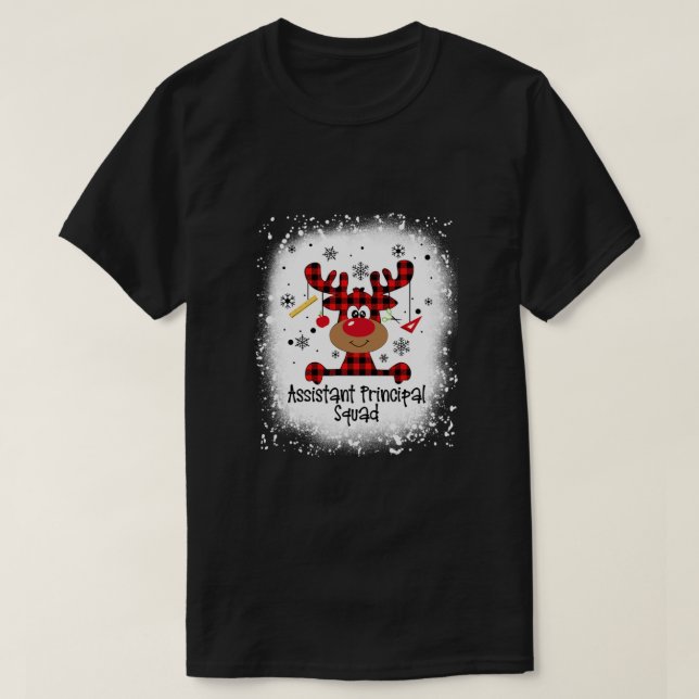 Bleached Assistant Principal Squad Reindeer Funny T Shirt (Design framsida)