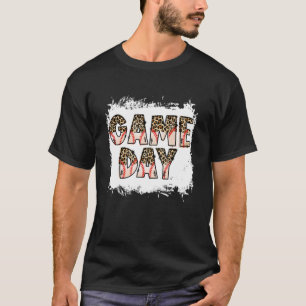 Bleached Baseball-speldagen Vibes Hand plockade Ba T Shirt