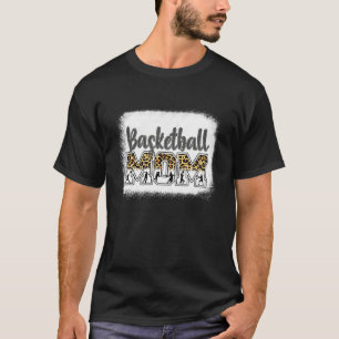 Bleached Basketball Mamma Distress Mamma Mammor T Shirt