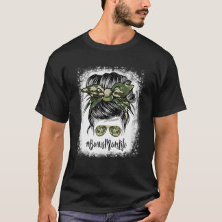 Bleached Bonus Mamma Camo Sunglasses Bandana Messy T Shirt