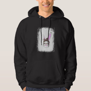 Bleached Bunny Ansikte Leopard Glass Headband Lyck Hoodie