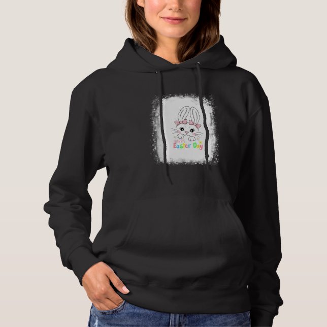 Bleached Bunny Ansikte Leopard Glass Headband Lyck T Shirt (Framsida)