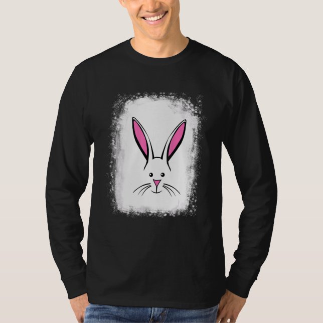 Bleached Bunny Ansikte Leopard Glass Headband Lyck T Shirt (Framsida)