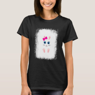 Bleached Bunny Ansikte Leopard Glass Headband Lyck T Shirt