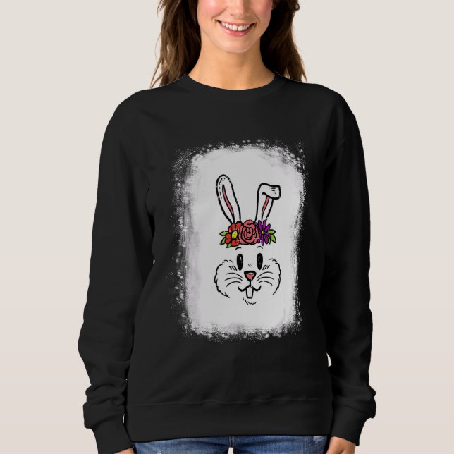 Bleached Bunny Ansikte Leopard Glass Headband Lyck T Shirt (Framsida)