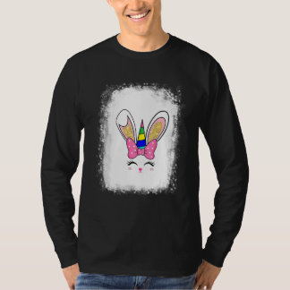 Bleached Bunny Ansikte Leopard Glass Headband Lyck T Shirt