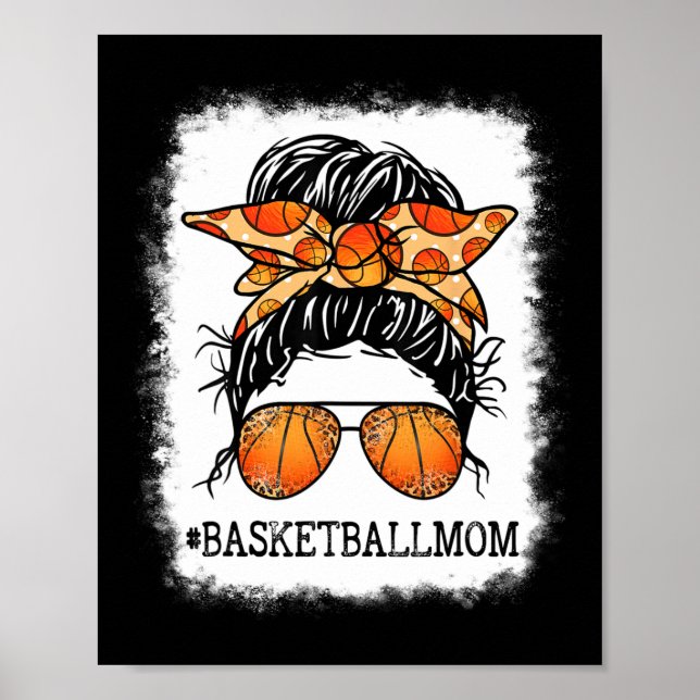 Bleached Bysketbyll Mamma Messy Bun Player Mamma M Poster (Framsidan)