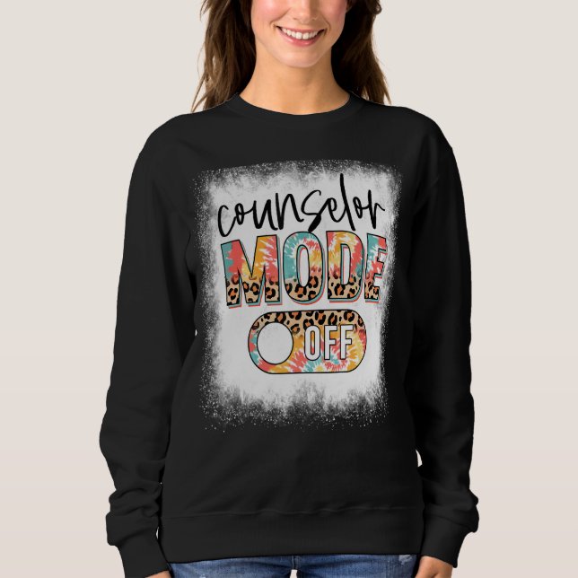 Bleached Counselmode Off Leopard & Tie Dye Coun T Shirt (Framsida)