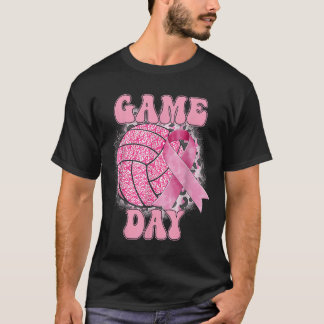 Bleached Game Day Breast Cancer Awareness Rosa Vol T Shirt