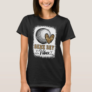 Bleached Golf Game Day Vibes Golf Mamma Game Day S T Shirt