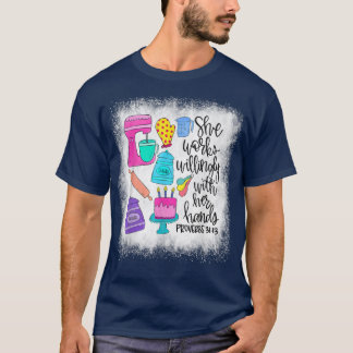 Bleached, hon jobbar med Händer Baker T Shirt