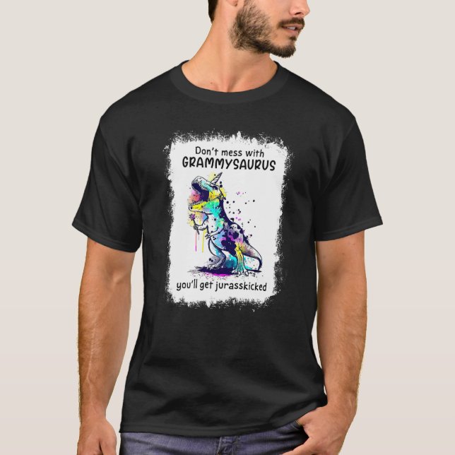 Bleached  inte med Grammysaurus Du får J T Shirt (Framsida)