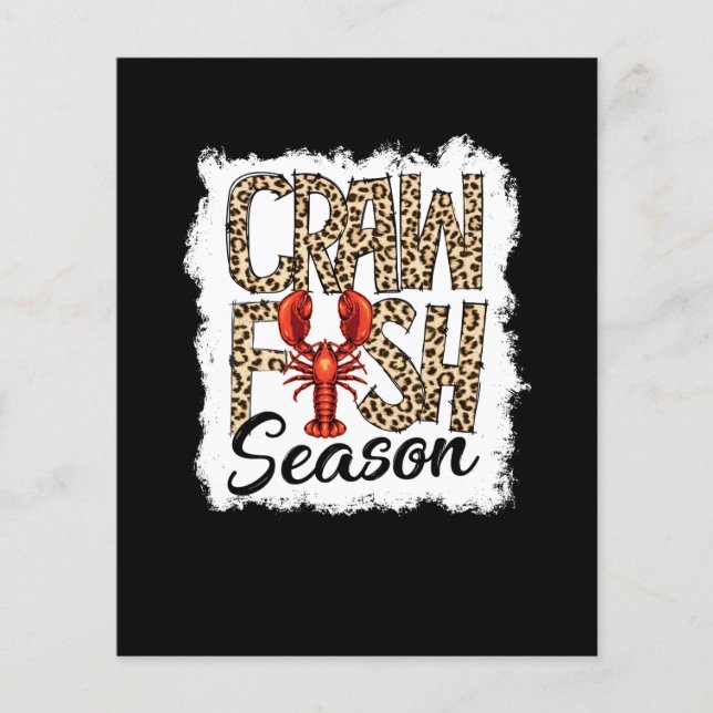 Bleached Kräftor Season Leopard Kräftor Boil (Framsida)